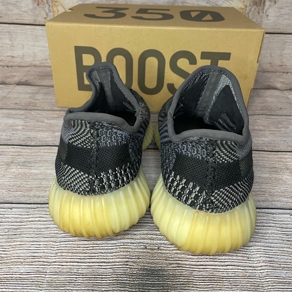 Yeezy Boost 350 V2 Carbon Asriel Authentic Size 7.5 - Picture 6 of 12